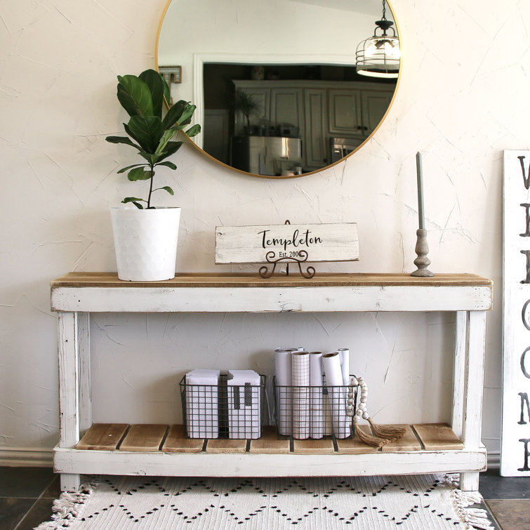 Dovecove Josh 60'' Solid Wood Console Table & Reviews | Wayfair